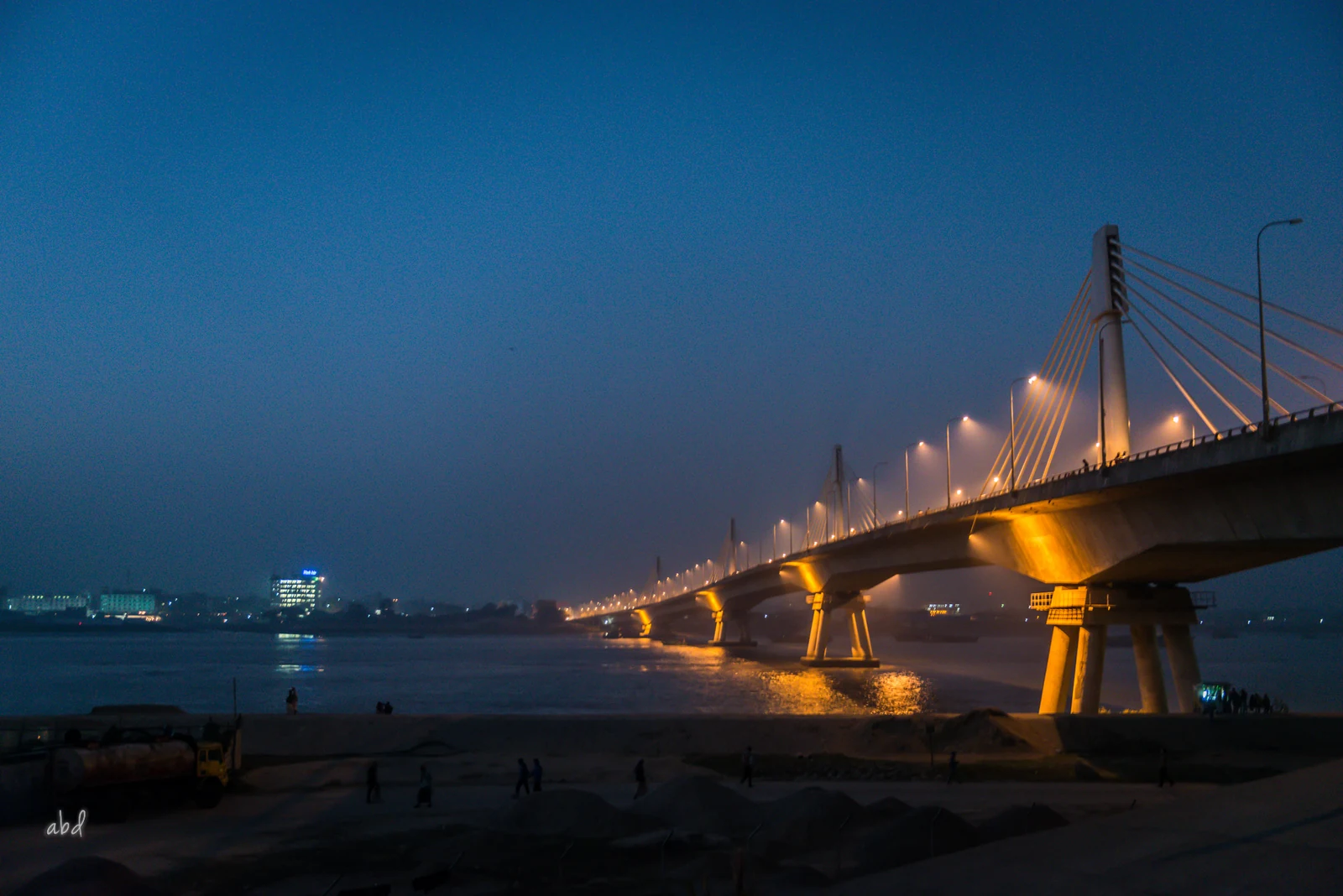 Shah Amanat Bridge across the Karnaphuli River in Chattogram